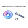 DONGKER Top Cap, Stylish Stem Cap with Screws, Waterproof Titanium