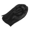Women Long Straight Hair Full Wig Black Synthetic Wig With