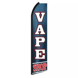 VAPE SHOP Banner Flag Only Advertising Sign Swooper Feather Flutter