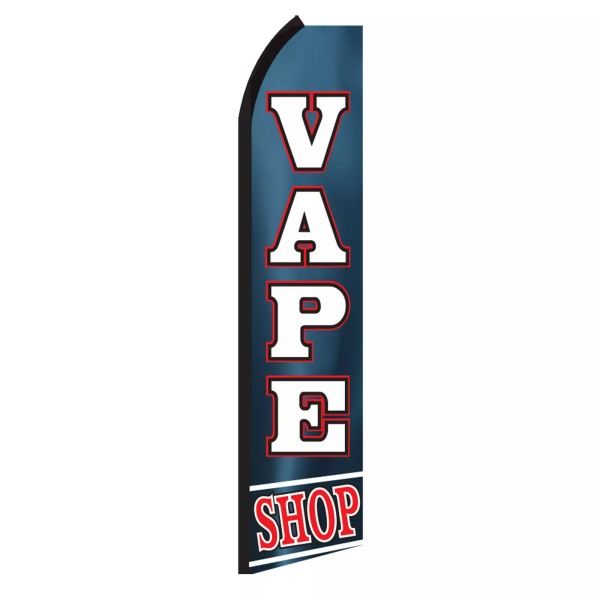 VAPE SHOP Banner Flag Only Advertising Sign Swooper Feather Flutter