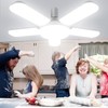 Topyond LED Garage Light, 100W 8000LM Deformable Ceiling Light, 5