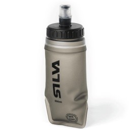 Silva Soft Flask 250ml for Running Vest - Running Flask with Self-Sealing Nozzle - Light Gray Shaded Made of TPU - Free from BPA, Phthalates and PVC - Soft Water Bottle for Vests