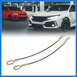 VekAuto 2x Tailgate Wire Cable Strap Lift Support Cable for F ord for M azda Auto Accessories