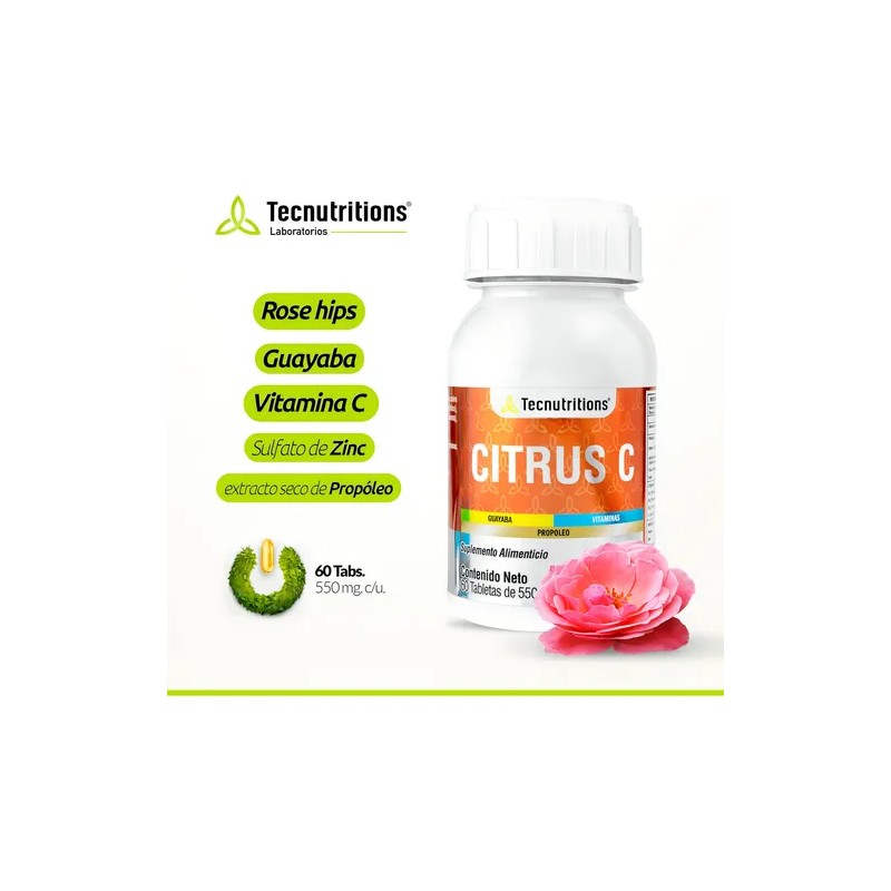 Kit De 2 Suplementos Vitamina C Zinc Tecnu® Sistema Inmune