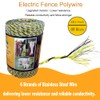 Farmerry 1312 Feet Portable Electric Fence Polywire with 6 Conductors,