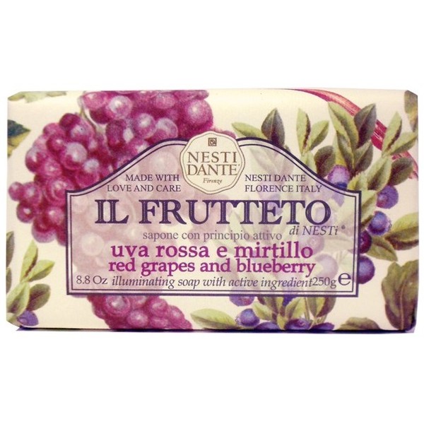 Nesti Dante Soap - Il Frutteto Red Grapes & Blueberry 250g