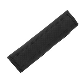 Hihaha Universal Car Seat Belt Pads Cover/Backpack Shoulder Pad Multifunctional Seat Belt Pad Cover for Truck Car SUV/Comfort Breathable Faux Leather 6.5x23cm / 1pcs Black