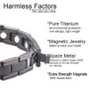 38 La pulsera magnética de titanio para hombre, es un