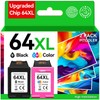 Paquete combinado de cartuchos de tinta 64XL para HP Ink