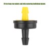 Nunafey Portable Compact Inline Dripper, 50 pcs, Pressure Compensating, 4L/H,