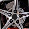 ULTECHNOVO 4pcs Wheel Center Caps for Car Outer Inner Sleek