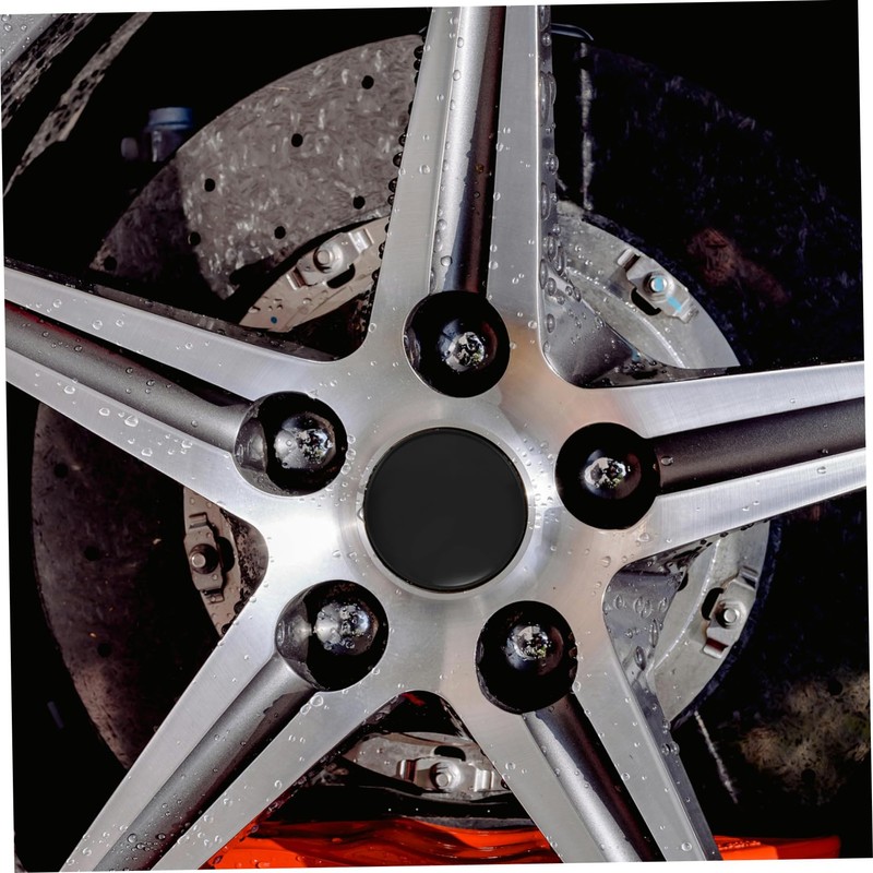 ULTECHNOVO 4pcs Wheel Center Caps for Car Outer Inner Sleek