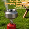 ASSRECT Camping Gas Stove, Portable Windproof Backpacking Stove with Piezo