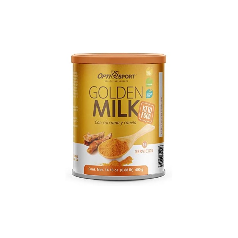 Golden Milk Polvo de Leche Dorada + Cúrcuma + Canela