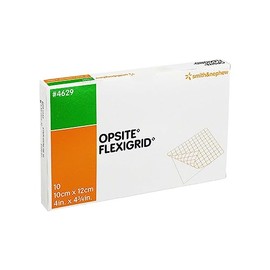 Smith & Nephew Opsite Flexigrid Transparent Dressings 4 x 4-3/4 - 10 Dressings by Smith & Nephew