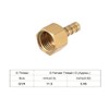 sourcing map Brass Hose Barb Fitting Connector, 6mm Barb G1/4