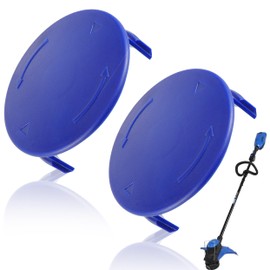 CDDCWZ 2-Pack Weed Eater Spool Cap Cover Compatible with Kobalt 120X and 120X-06 40V String Trimmer, Replacement Spool Cover Compatible with Kobalt 40-Volt String Trimmer (Blue)