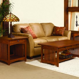 Woodworking Project Paper Plan to Build Mission Coffee and End Table