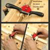 9" 10"Adjustable Spokeshave with 2 Metal Blades, 4-Way Wood Rasp