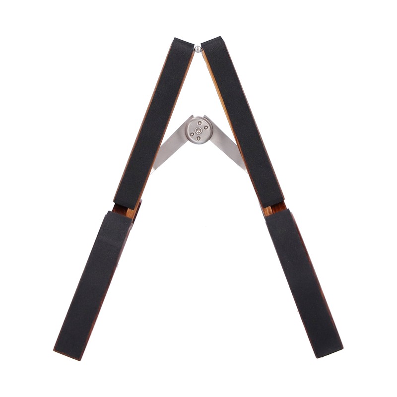 Electric Guitar Stand MA38E Foldable Zebrawood RabbibShape Flooring Holder with
