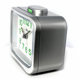 Atlanta Glockenwecker laut Klingelton Analog Quarz Silber - 1940/19