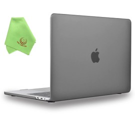 UESWILL MacBook Pro 13 inch M1 M2 Case 2024 2023 2022-2016 Release Model A2338 A2289 A2251 A2159 A1989 A1706 A1708, with USB-C Touch Bar, Matte Hard Shell Case Cover, Gray