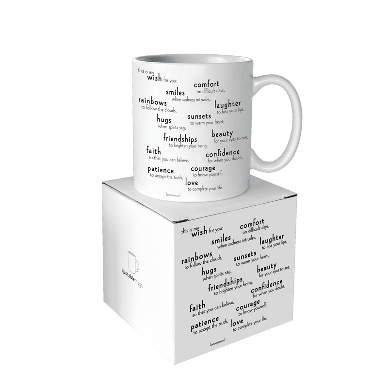 Quotable My Wish For You - Anonymous Mug - Quotes