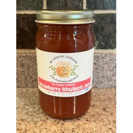 My Country Cupboard No Sugar Added Strawberry Rhubarb Jam with no artificial sweeteners