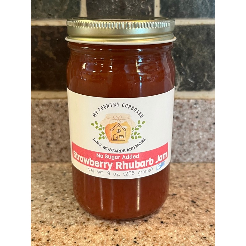My Country Cupboard No Sugar Added Strawberry Rhubarb Jam with