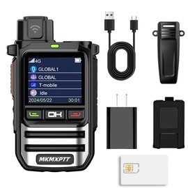 Global Walkie Talkies 4G/5G Walkie Talkie Alcance de 5000 km Radio comunicador profesionalbatería de 8800 mAh Plataforma de gestión de Regalo【Tarjeta 