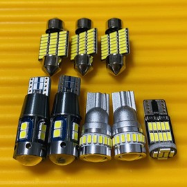 Vehicle Inspection Compatible, Demon Explosion! GK GT Impreza G4 Sport T10 LED Set of 8 Room Lamp, Position, Number Light, Wedge Ball, White, Subaru Parts