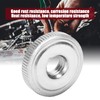 Pack of 10 Knurled Nuts, M8 Round Flat Knurled Nuts