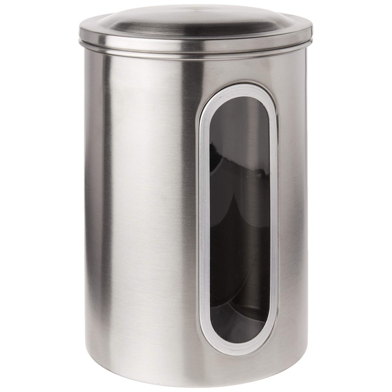 Fox Run 6103 Canister Set, Stainless Steel, 3-Piece Metallic, 5.75