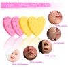 Scettar 20 Pieces Facial Cleansing Sponges Compressed Face Sponges Heart