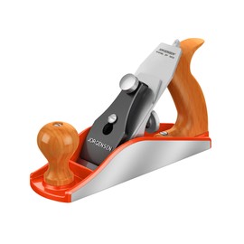 JORGENSEN No.4 10" Wood Planer, Hand Planer for Woodworking, Professional Smoothing Plane for Trimming, Craft - Hand Plane with Ductile Iron Body, Adjustable Cutting Depth