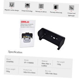 Operitacx Faltbare Sonnenblende für Drohnen Fernbedienung Kompatibel mit Air Schützt das Display vor Sonnenlicht Reduzierte Blendung Magnetisches Design Schwarzes PU Material für Smartphones