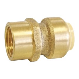 SOMATHERM FOR YOU - Brass Coupling for Copper Pipes or PEX or Multilayer Diameter 16 Clip - Female 15/21