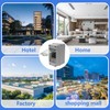 Din Rail Enclosure, 3-Way Weatherproof Power Distribution Box, Transparent Cover