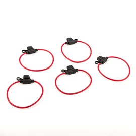 LST 5 x car fuse holder with blade fuse, 20 A
