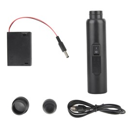 CYTGOUPER ABS LED Light Egg Candler Tester,2 Charging Methods Egg Candling Torch,Black Egg Incubator for Egg Hatching Experimental Monitoring The Development of The Embryo