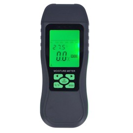 Wood Moisture Meter Pin Type Digital Display 2 in 1 Dampness Temperature Sensor Detector for Material