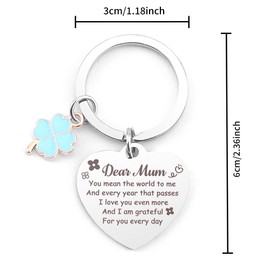 SPMatrix Mothers Day Gifts, Mothers Day Gifts for Mum, Mum Gifts, Mum Birthday Gifts, Mothers Day Gifts from Daughter, Mum Keyring, Presents for Mum, Step Mum Gifts, Best Mum Gifts, New Mum Gifts