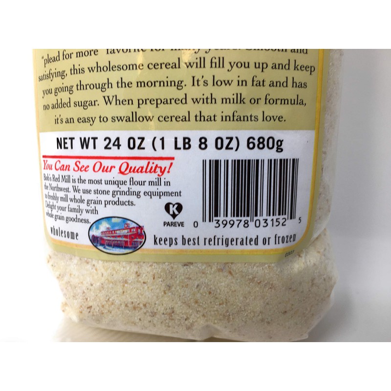 Bob's Red Mill Creamy Hot Cereal 1.5 Pound (Pack of