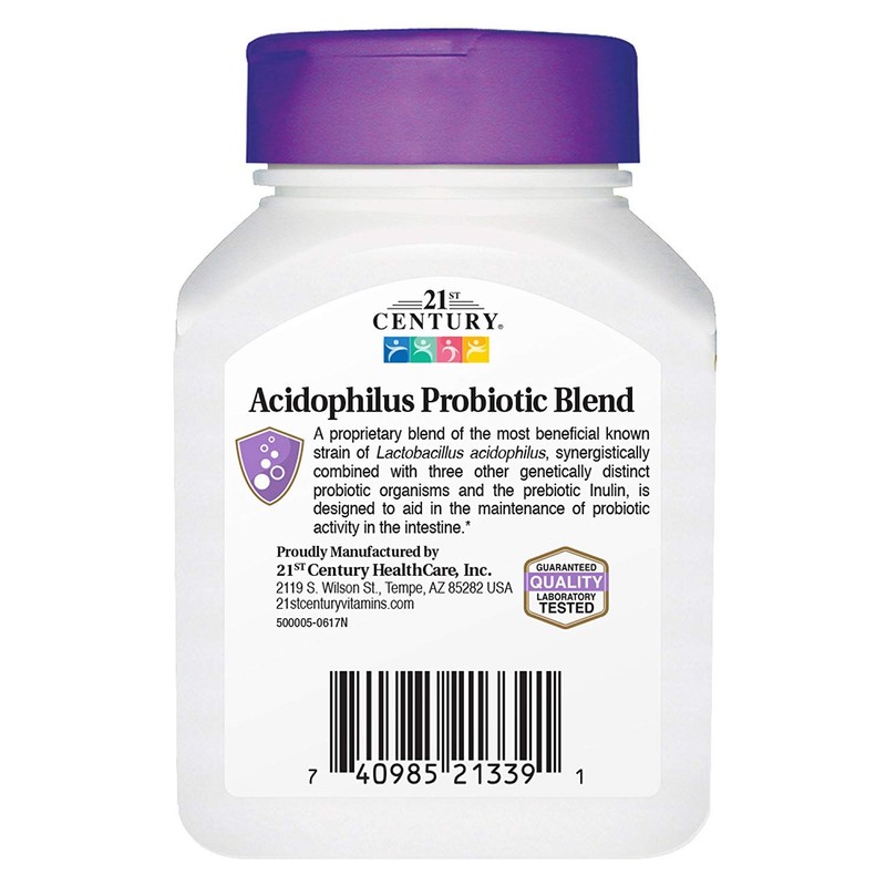 21st Century Acidophilus Capsules, 100 Caps