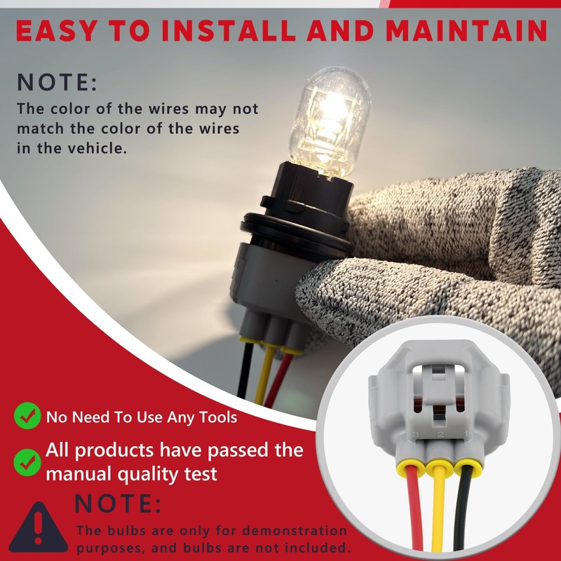 Front Turn Signal Light Socket Fit for Toyota Avalon Camry