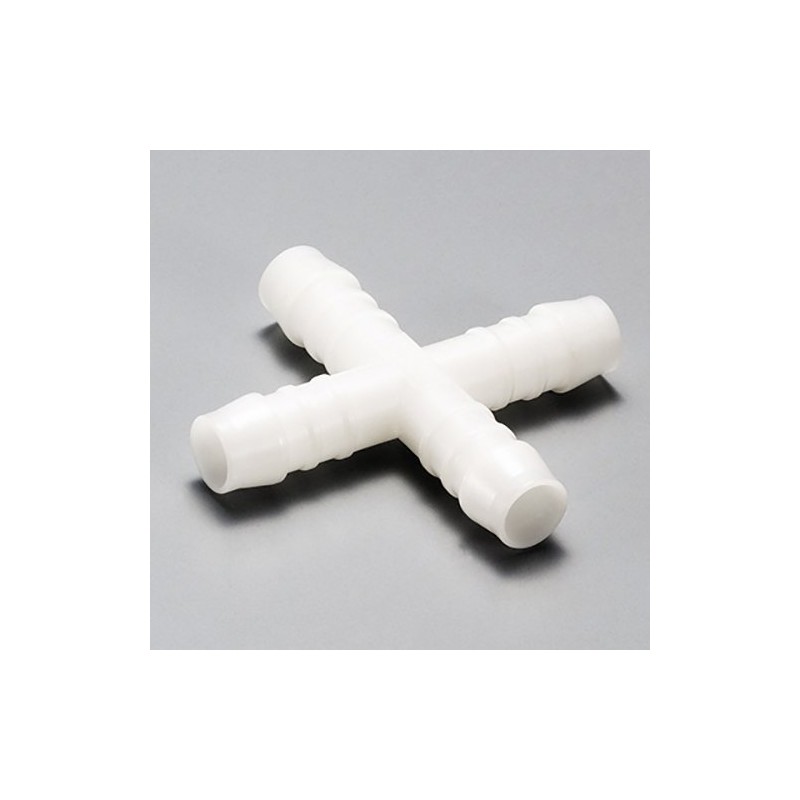 NORMA KS-06 Cross Hose Fitting, Polyacetal Resin, 0.2 inches (6