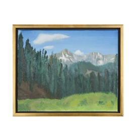 Jerry's 3/4 Core Floater 3 Pack Frames for Canvas Artwork Display [11x14 - Black/Antique Gold]- Perfect for Home Wall Decor, Bedroom Wall Art, Living Room Decor - Glass and Backing not Included