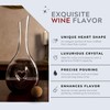 Maypes Heart Decanter – Beautiful Crystal Glass Wine Decanter with