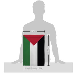Americana Home & Garden Palestine Garden Flag Regional Nation International World Country Particular Area House Decoration Banner Small Yard Gift Double-Sided, Made in USA
