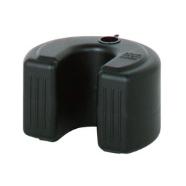 Stand Weight, Black, Horizontal 11.3 lbs (5 kg), Vertical 6.3 lbs (3 kg), 6.4 x 10.2 x 8.1 inches (162 x 260 x 207 mm), U-Shape Weight, Outdoor, Indoor, First, Strong Wind Protection, Fall Prevention